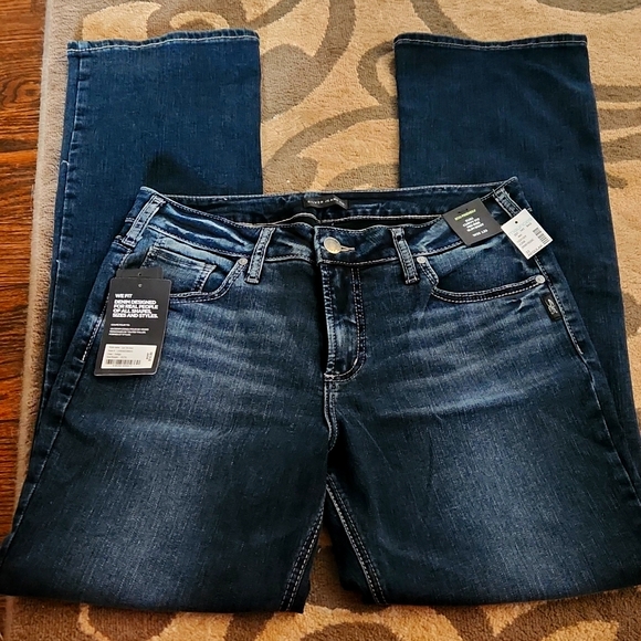 Plus Size Silver Jeans Co.® Suki Curvy Mid Rise Americana Cuffed Hem Capri